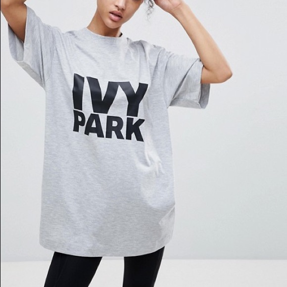 IVY PARK Tops - 💕SOLD💕 IVY PARK Gray Logo t-shirt
